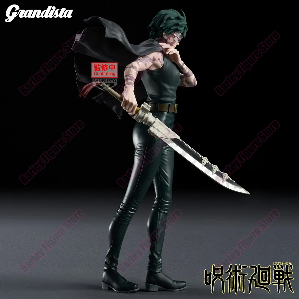 Фото Оригинальная упаковка в наличии: Banpresto Grandista Jujutsu Kaisen Zenin Maki, ПВХ, 26 см, коллекционная аниме-фигурка, модель, подарок, игрушка №4