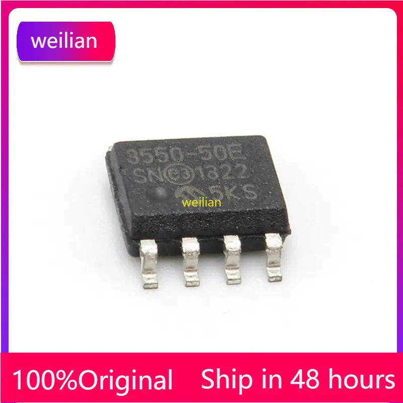 

1-10 PCS MCP3550-50E/SN SMD SOP-8 MCP3550 22-bit Analog-to-digital Converter Chip Brand New Original In Stock