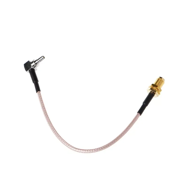 

SMA Female to CRC9 Right Angle Connector RG316 Pigtail Cable 15cm 6"