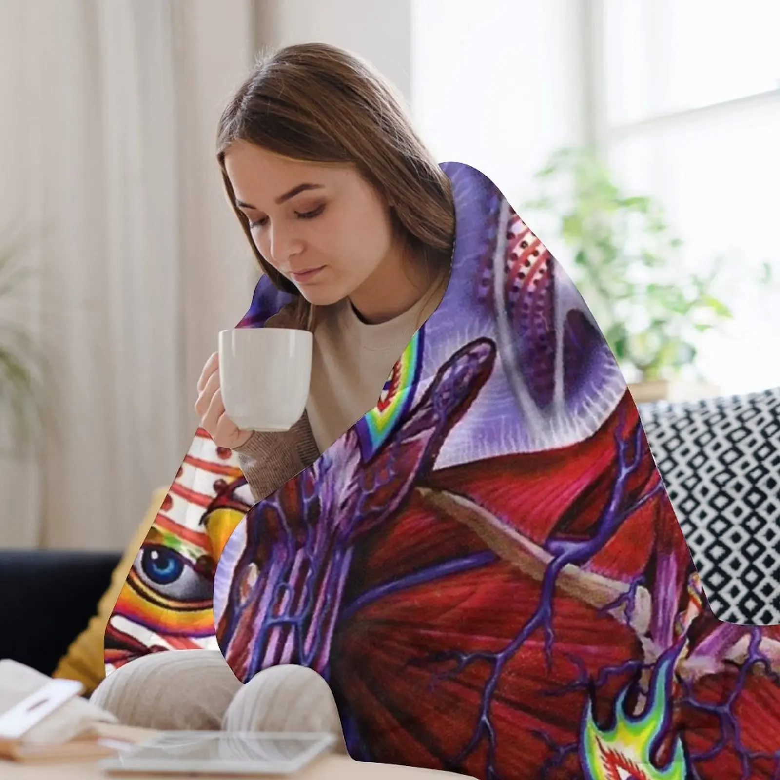 Lateralus ?nima Fear Inoculum 10 000 дней одеяло для дивана самое мягкое лохматое детских одеял