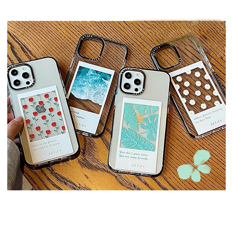 

Card Flower Text Label Phone Case for IPhone 11 13 12 Pro Max Phone Cover for X XS XR 8 7 Plus SE 2020 Protection Shell Fundas