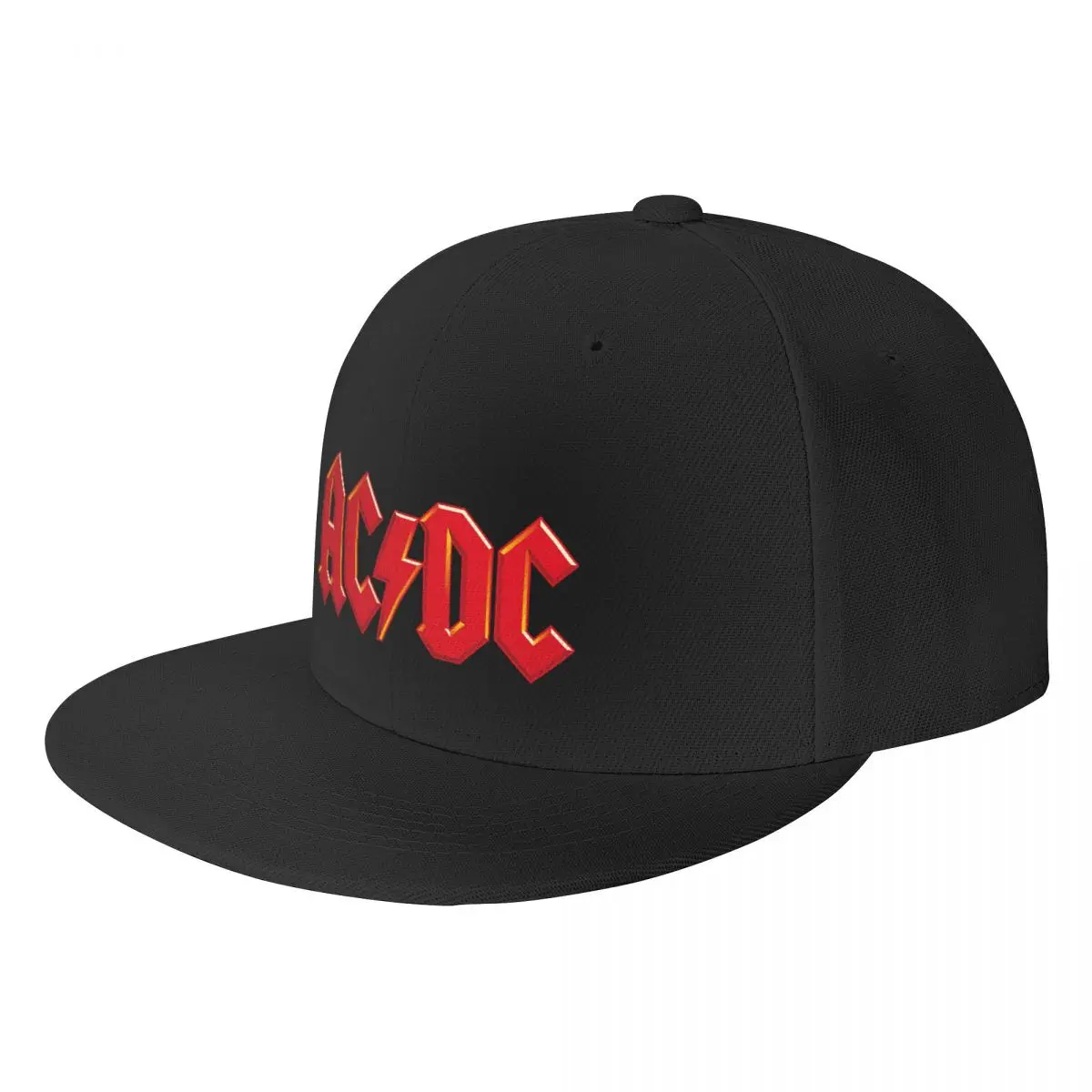 

Бейсболка Rock Мужская/женская, плоская регулируемая бейсболка из тяжелого металла, в стиле хип-хоп, для улицы, AC/DC