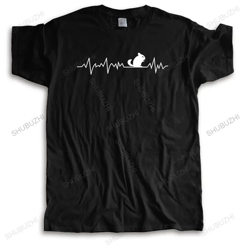 Футболки с изображением шиншиллы Heartbeat рубашка шиншиллой забавная футболка