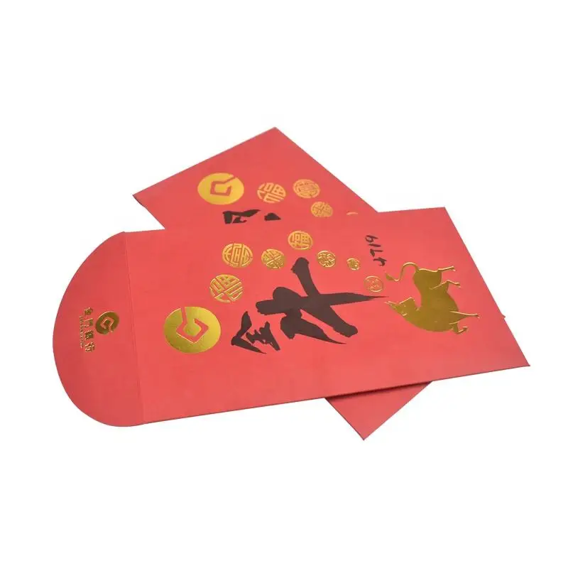 

Оригинальные дизайнерские Заводские бумажные красные конверты, китайский новый год с пользовательским логотипом