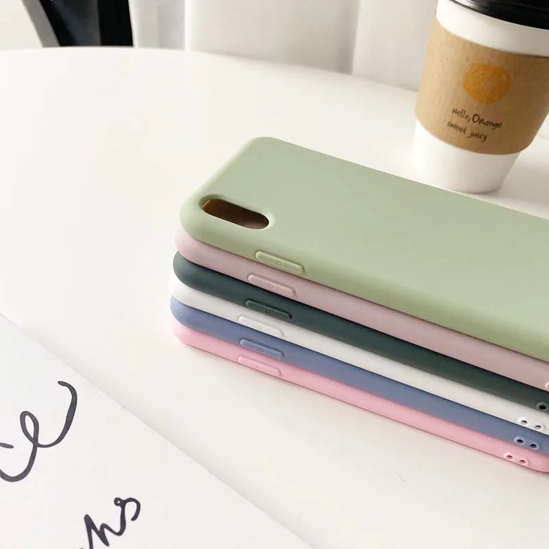 Ricestate case For Samsung Galaxy S7 edge cover Silicone TPU for Edge Ultra thin Solid colors |