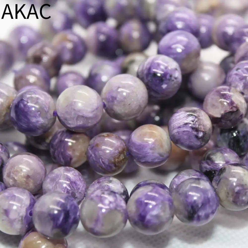 

AKAC approx11-13mm, полудрагоценный браслет, гладкие круглые свободные бусины