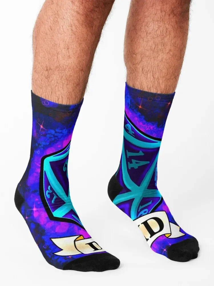 Нескользящие носки класс друидов рождественские чулки яркие для гольфа женские