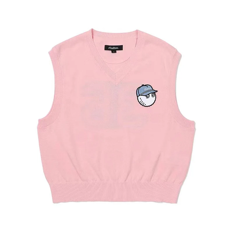 2023 Golf Vest Women Summer  Outdoor Sports Casual T-shirt  Malbon Golf Sleeveless Shirt Breathable Fashion Knitted  Tank Tops