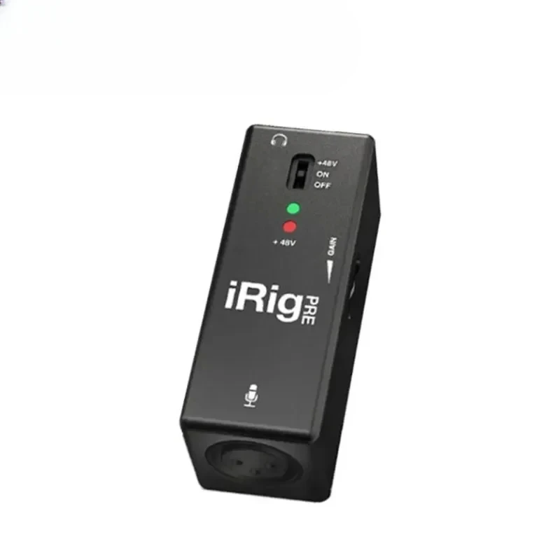 Фото IK Multimedia iRig Pre 2 HD 48 В микрофонный усилитель с подвижной катушкой/емкостный голосовой усилитель интерфейс звуковой карты с питанием от батареи №2