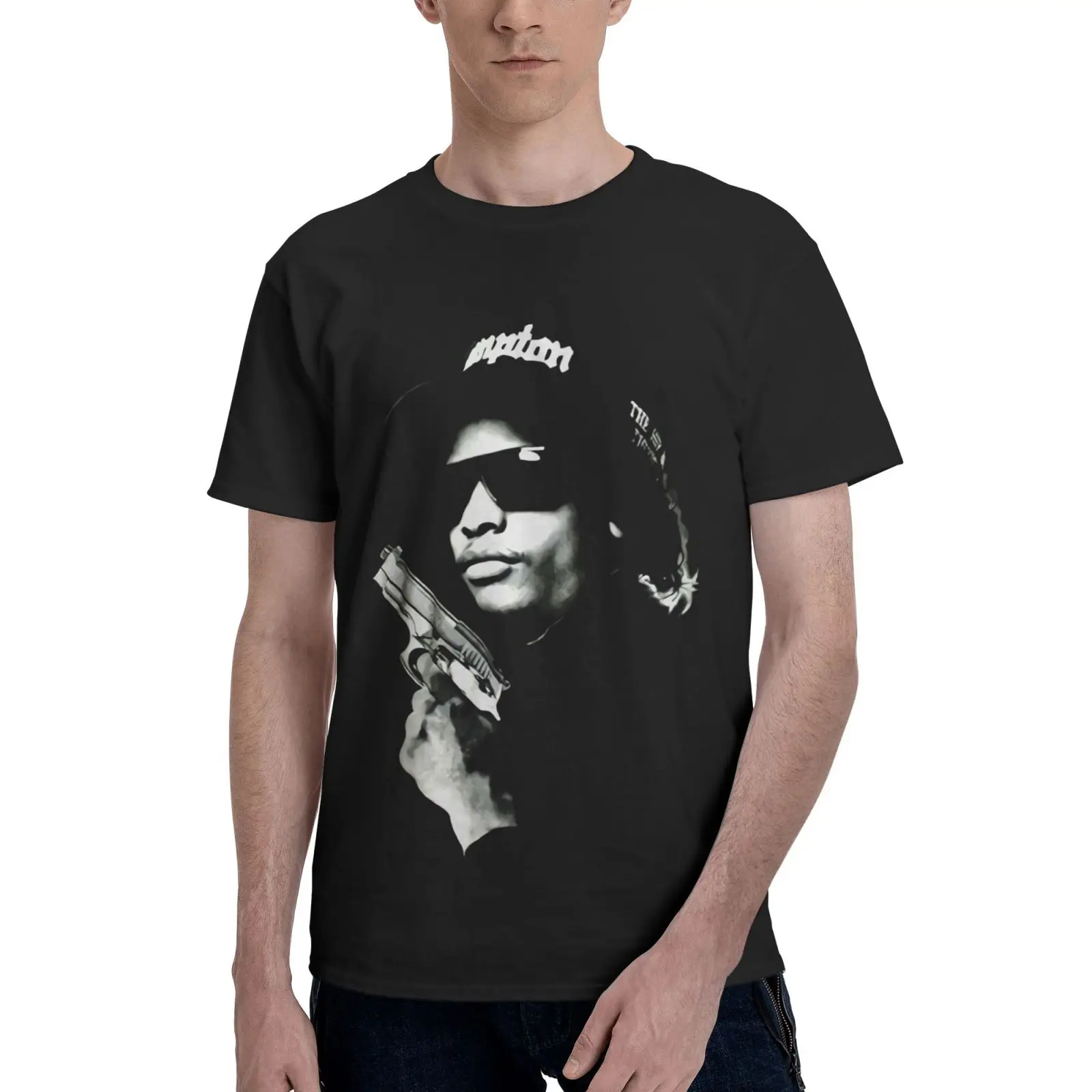 

Eazy E Nwa Compton Graphic Crew T Shirt T-Shirt Mens Clothes Clothing Couples T-Shirt Anime Clothes Aesthetic Clothing Vintage