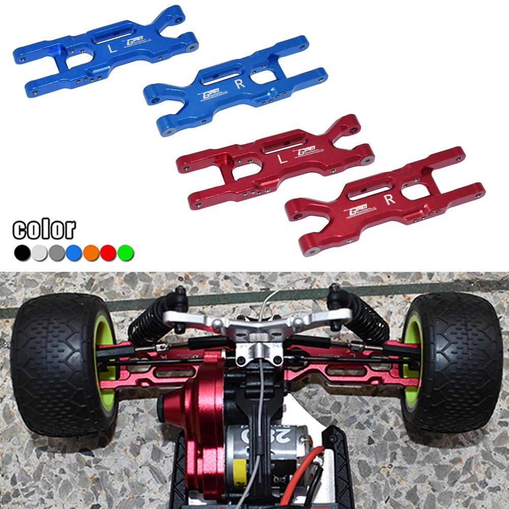 

GPM LOSI 1/18 Mini-T 2,0 2WD Стадион Грузовик RTR металлический алюминиевый сплав задний нижний рычаг поворотный рычаг задний нижний А-образный рычаг # ...