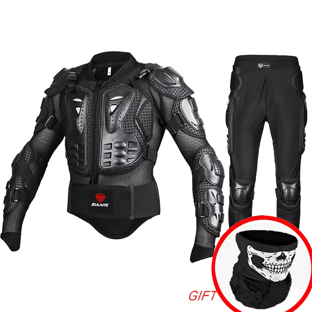 

Genuine Motorcycle Jacket Racing Armor Protector ATV Motocross Body Protection Jacket Clothing Protective Gear Mask