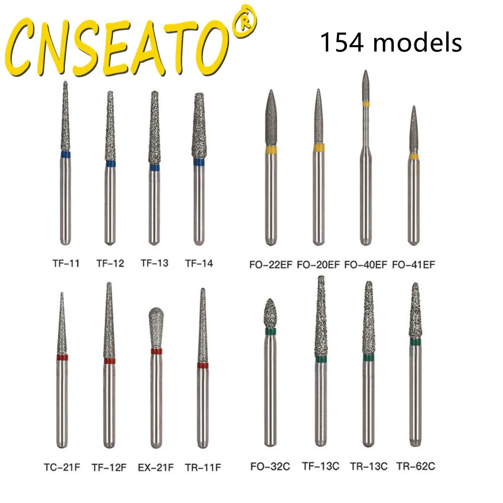 Стоматологический алмазный Бур пробник 154 моделей дисплей для стоматологии