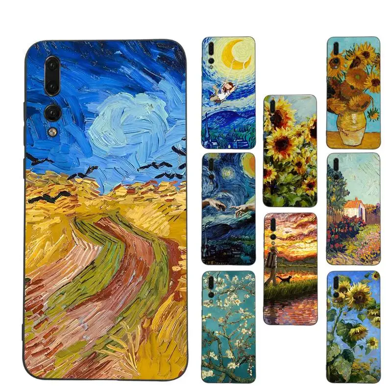

Van Gogh painting Phone Case for Huawei Honor 10 i 8X C 5A 20 9 10 30 lite pro Voew 10 20 V30