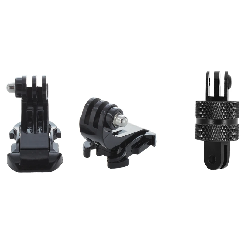 

2 шт. черная вертикальная поверхность J-Hook Buckle Mount & 1 шт. вращающийся на 360 градусов шарнирная опора Arm Mount Adapter