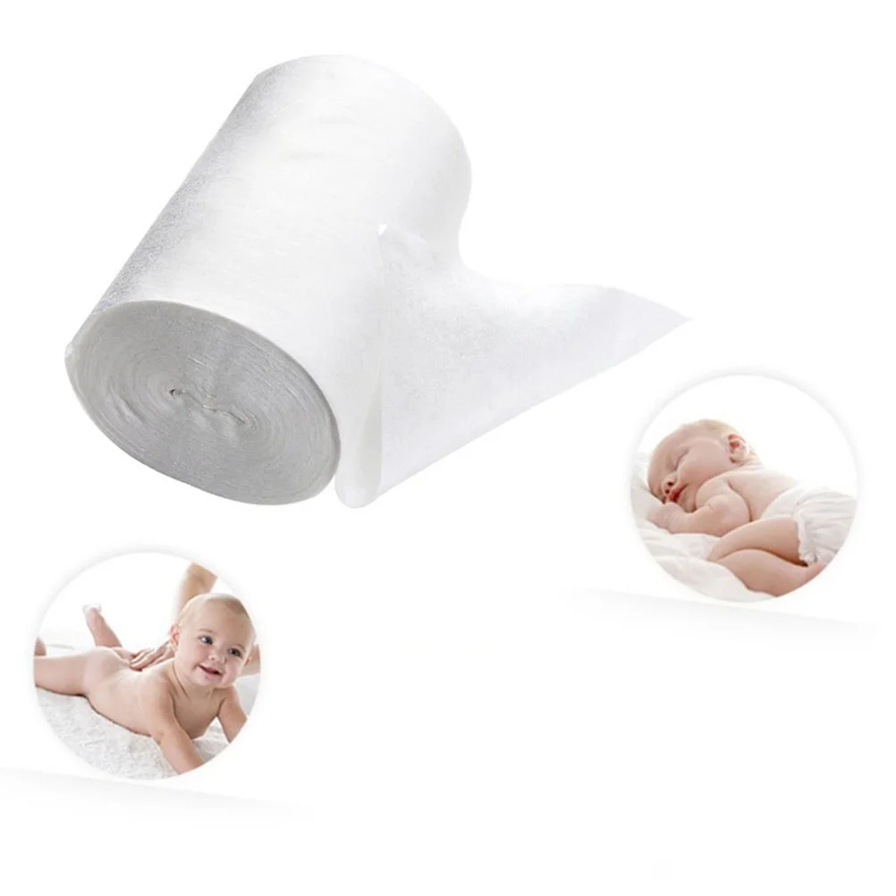 

100 Sheets/Roll Baby Flushable Biodegradable Cloth Nappy Diaper Bamboo Liners (White)