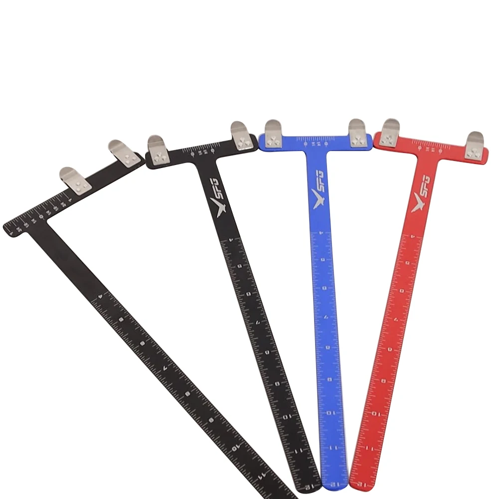 

Square Archery Bow Measuring T Ruler Stainless Steel Recurve Bow Arrow Bowstring Measurement Gauge Outdoor Positioning Gadgets