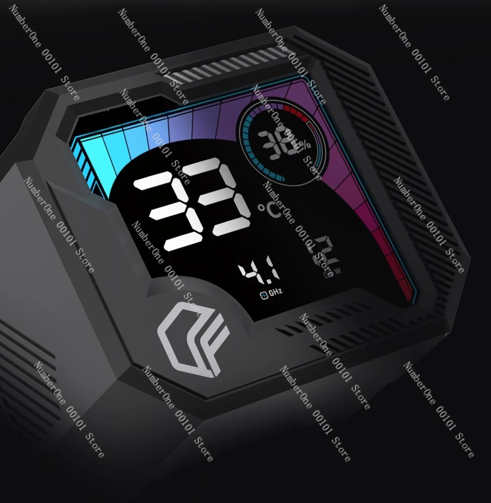 Жидкостный охладитель процессора 360° ARGB с интеллектуальным дисплеем температуры с сегментным кодом (art.: 3920d45da8be2) - 3920d45da8be2