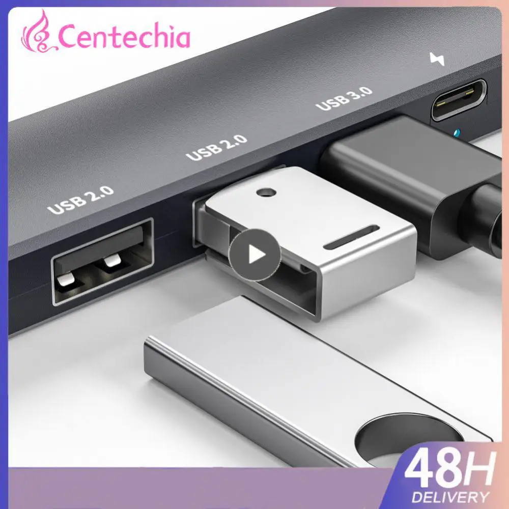 

4k HDMI-compatible Usb C Hub Quality Abs Adapter Type C HDMI-compatible Usb Hub Hdtv Type C Hub For Ipad Tv Switch 4k Splitter