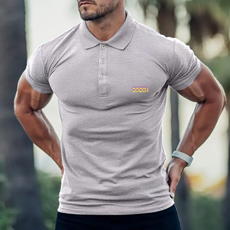 

New Luxury Summer Men's Pure Cotton High Quality Short Sleeve Business Polo Shirt Fashion Loose Oversized Top S-3xl