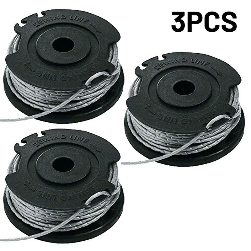 

FOR BOSCH ART 23 26 SL Strimmer Trimmer Line Spool Feed 4mX1.65mm 3PCS Lawn Mower Accessories Cutting Line Head For Strimmer Re