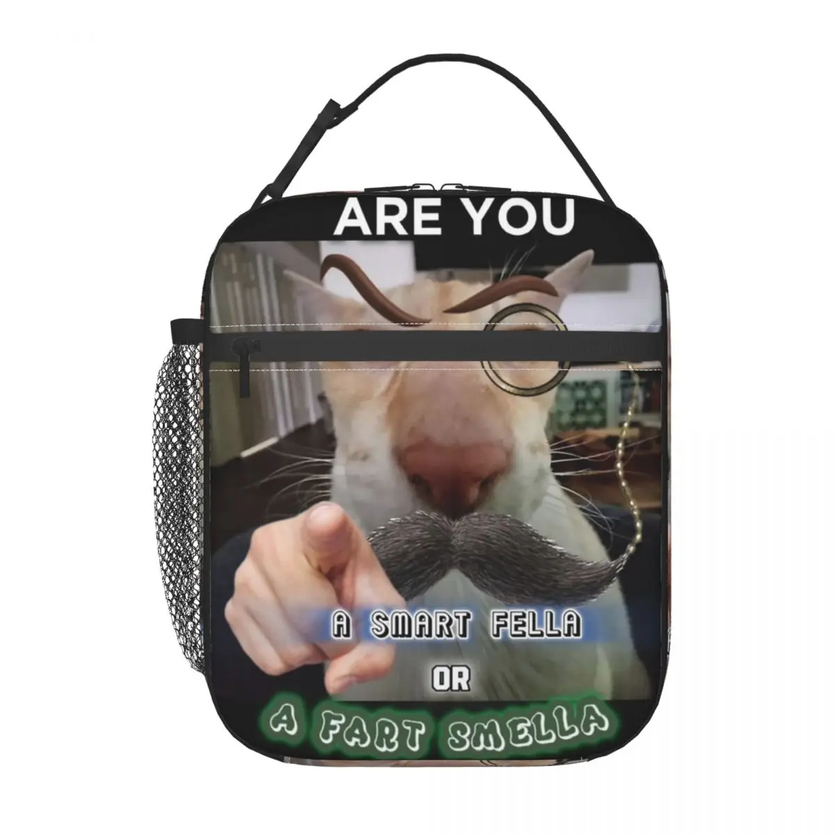 Забавная изолированная сумка для обеда с изображением смарт-кошелька или