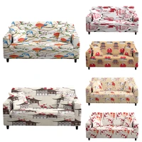 chinese style lantern pattern plum bossom crane sofa seat cover longue sofa slipcover 1pc stretch couch cover chair home decor