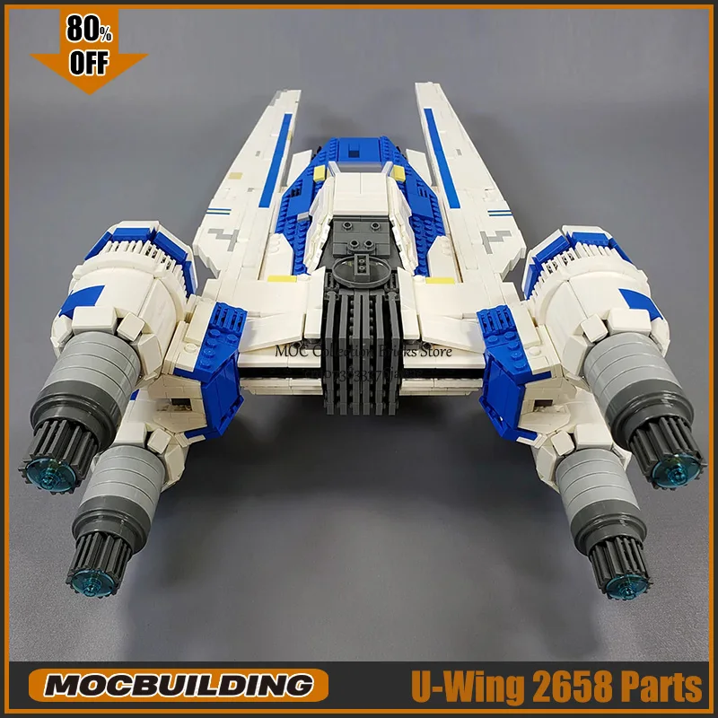 Фильм Сцена MOC Строительный Блок U Модель Крыло Starfighter Технология Кирпичи DIY Сборка Коллекция Космический корабль Игрушки Рождественские подарки (art.: 3920d0f034247) - 3920d0f034247