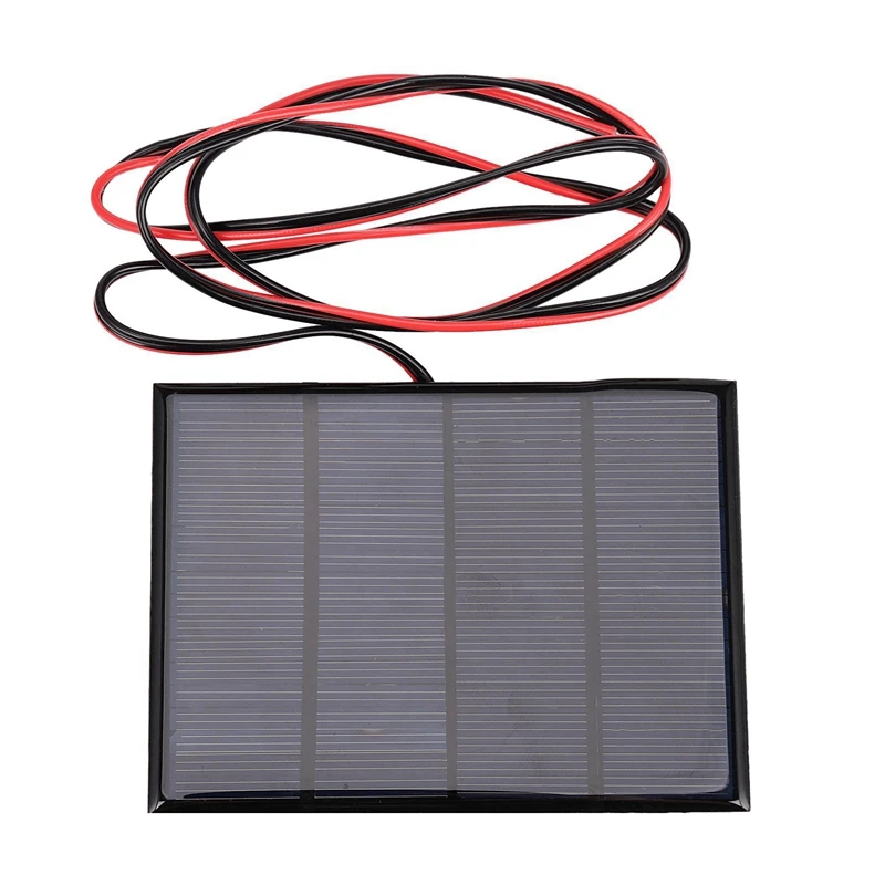 

2X 1.5W 12V Mini Solar Panel Small Cell Module Charger With 1M Wire