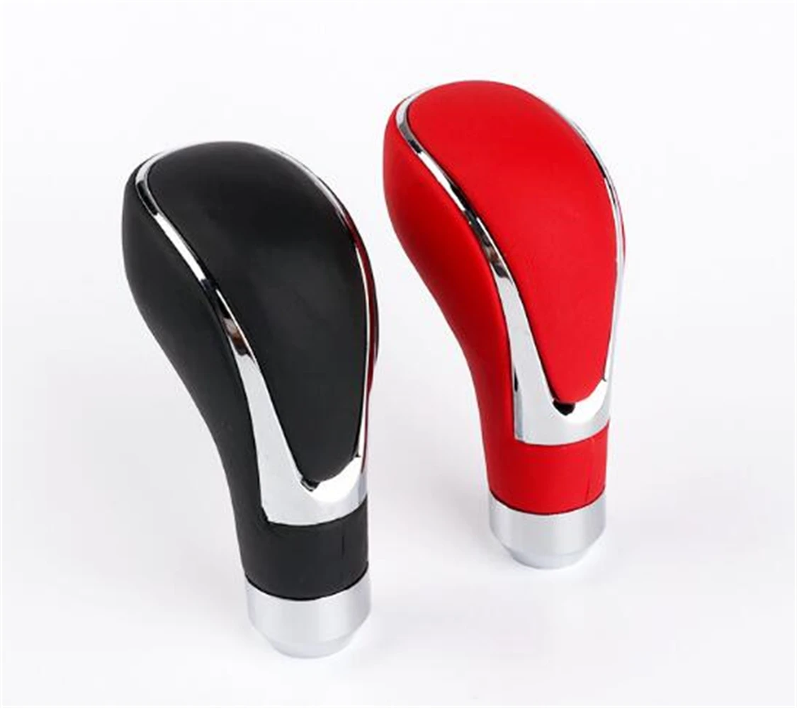 

Universal Leather Car Gear Shift Knob AT MT Manual Stick Lever Pen Gear Shifter Knobs