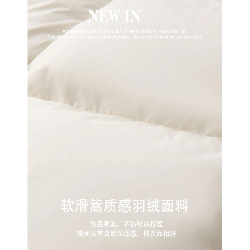 Winter Long  85% White Duck Down Jacket Women  Casual  Winter  Zipper Hood Winter Coats Women  Camperas De Mujer Invierno 2022