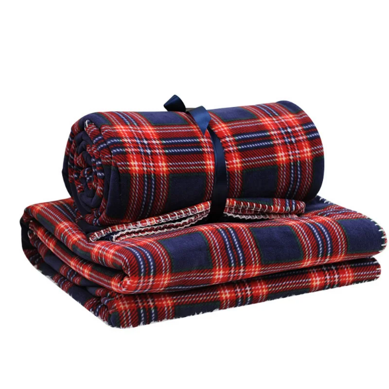 

Blanket Plaid Thickened Office Napping Blanket Sofa Blanket Blanket Ethnic Style