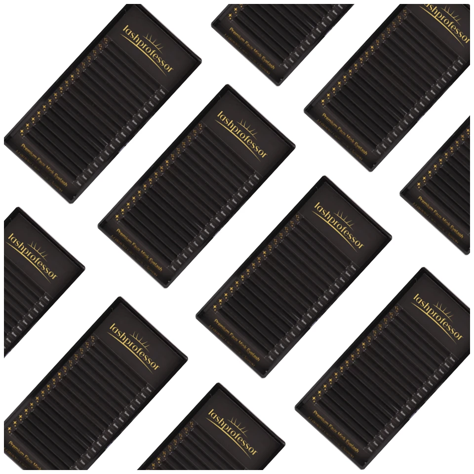 

Lashprofessor C D CC DD Eyelash Extensions Mink Individual Lashes For Makeup Matte Black Faux Cilios Eyelash Supplies