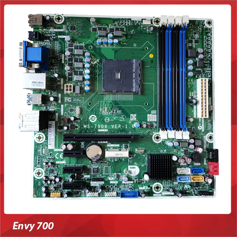 

Desktop Motherboard For HP Envy 700 747512-001 501 601 808920-002 MS-7906 VER:1.0 FM2+ A78 Fully Tested Good Quality