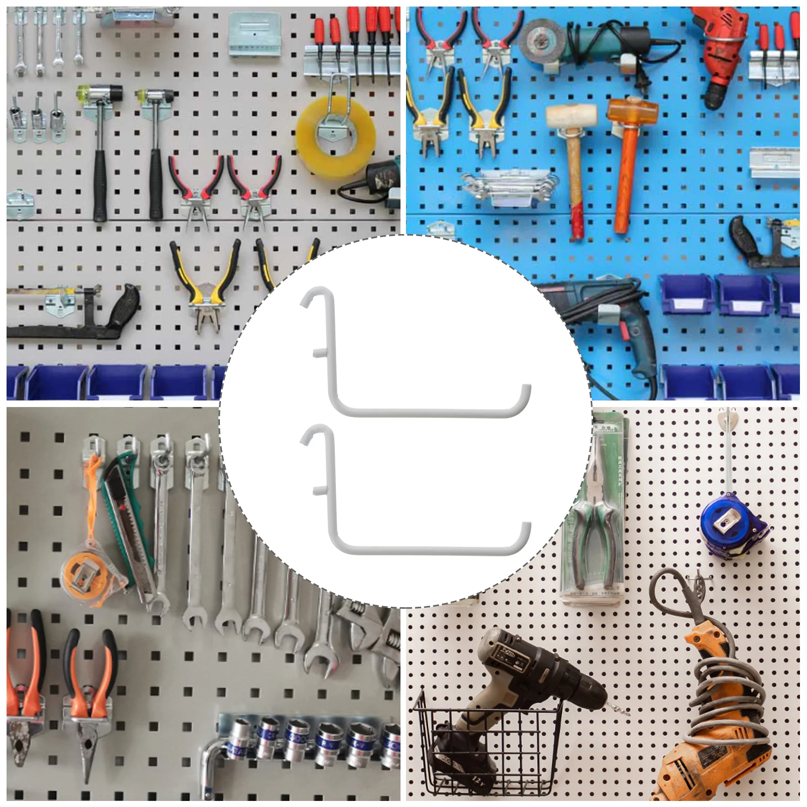 2 шт. кронштейны для доски духов металлические прищепки перфорированной