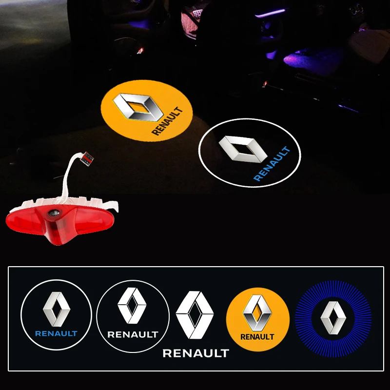 2 шт. автомобильный светодиодный логотип дверной лазерный проектор призрачная