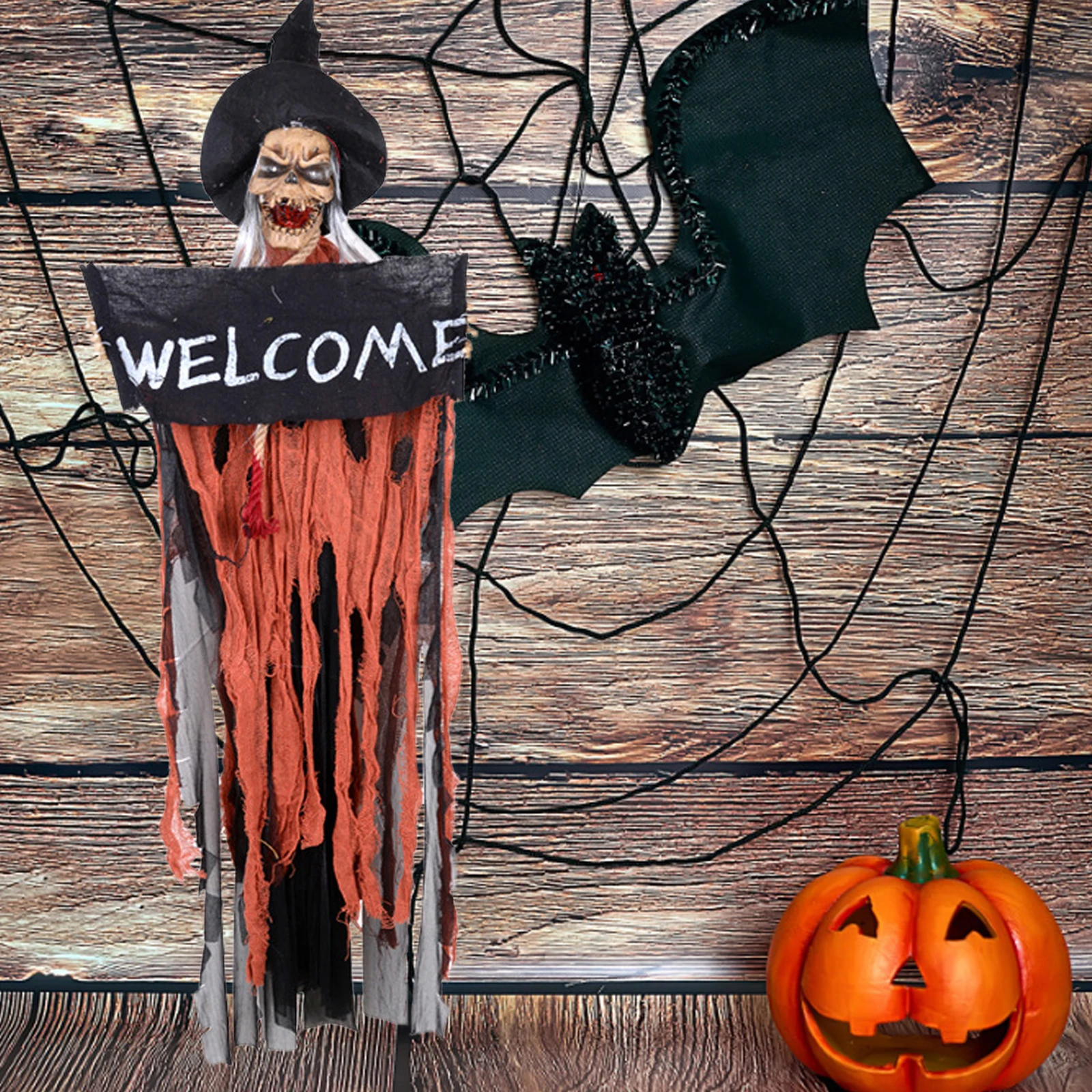 

Хэллоуин, подвесные украшения в виде призраков, жуткая вешалка, украшения, дом с приведениями, страшный, тростник, аксессуары, реквизит для к...