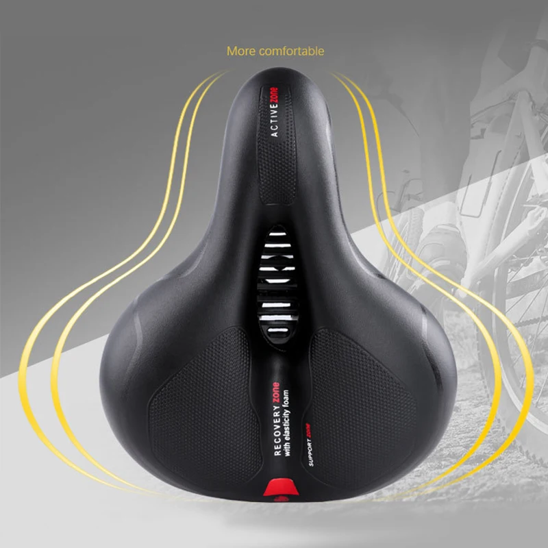 3D GEL Bicycle Saddle Bike Seat Mountain Mtb Comfort Saddle  Cycling Seat Soft Cushion Pad Solid  Reliable Bicycle Accessoriess