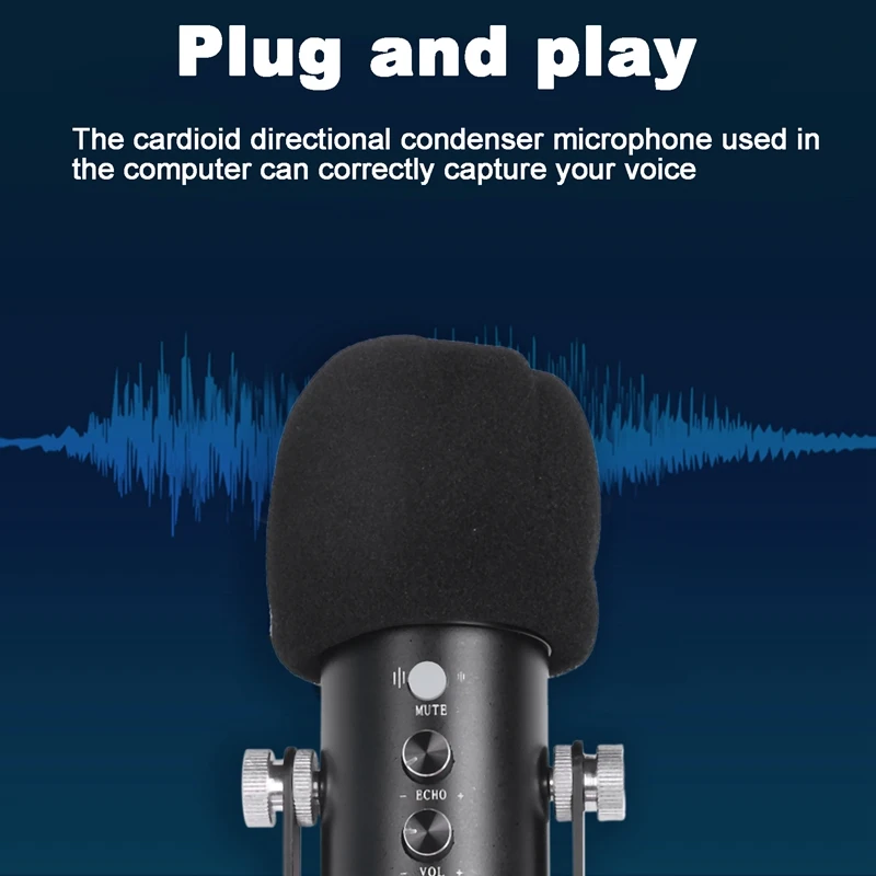 Микрофон для игр Комплект USB-микрофонов Iphone Профессиональный студийный микрофон