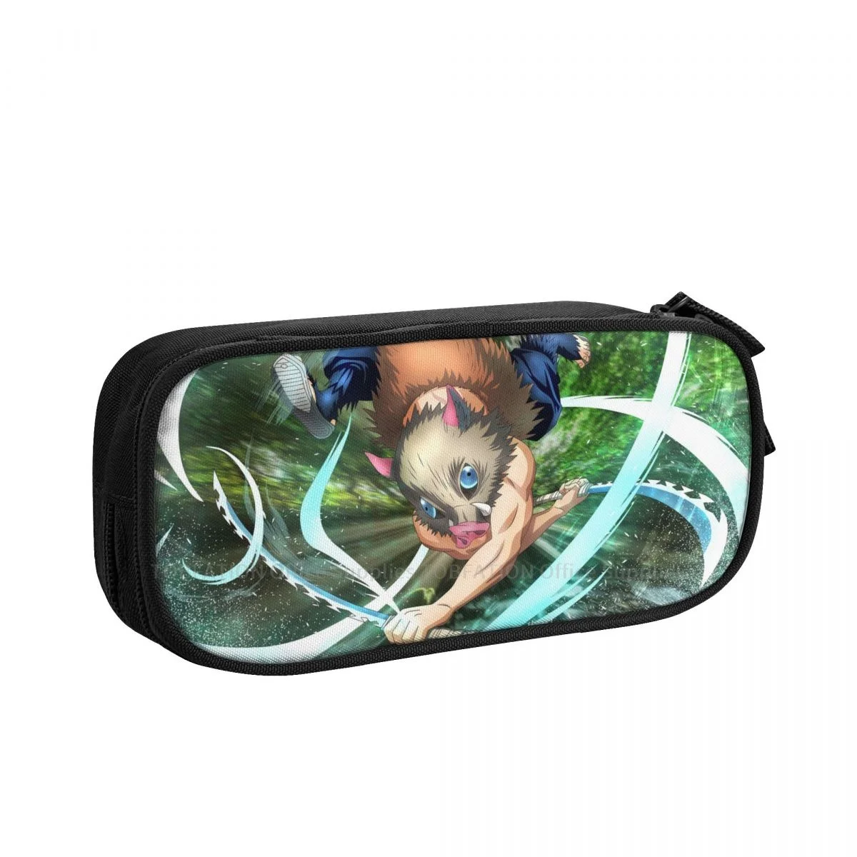 

Inosuke Pencase Demon Slayer Japanese Adventure Anime Pencil Bag Girls Boys School Storage Supplies Large Capacity Double Zipper