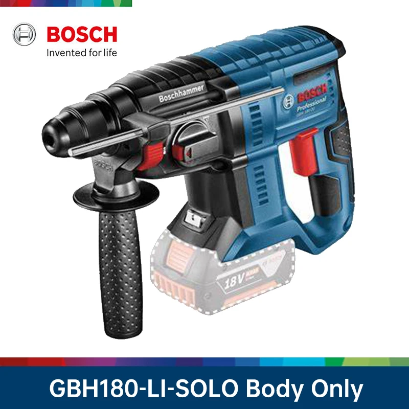 BOSCH GBH 180-LI бесщеточный беспроводной вращающийся молоток неизолированный металл 18