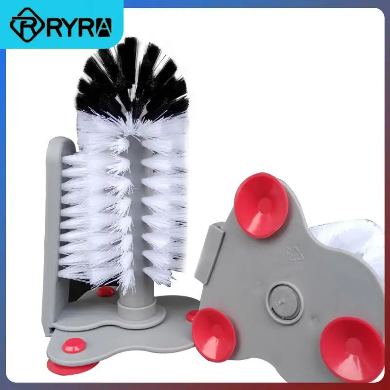 Durable Cleaning Cup Brush Suction Wall Glass Cleaner Thermos Washing Brush Cup Scrubber Cleaner Gadgets Functional
