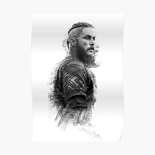 

Плакат Ragnar Lothbrok, забавная винтажная живопись, Декор, картина для дома, Современная фотография, искусство без рамки