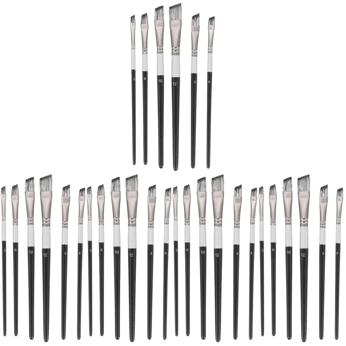 

30 Pcs Painting Brushes Oil Brushes Artist Brushes Watercolor Painting Brushes Drawing Brushes