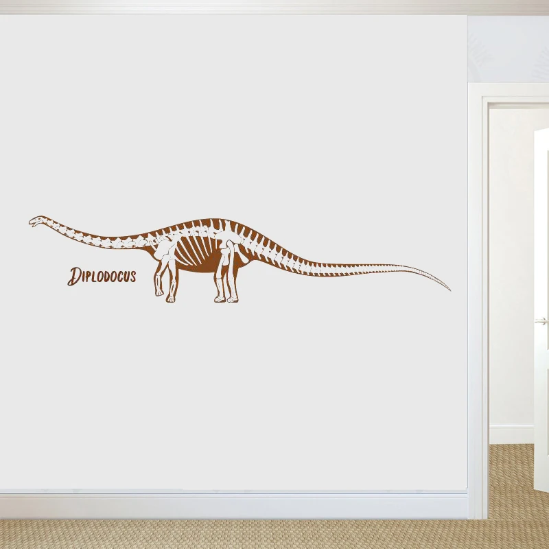 Персонализированные настенные наклейки динозавра для мальчиков на заказ