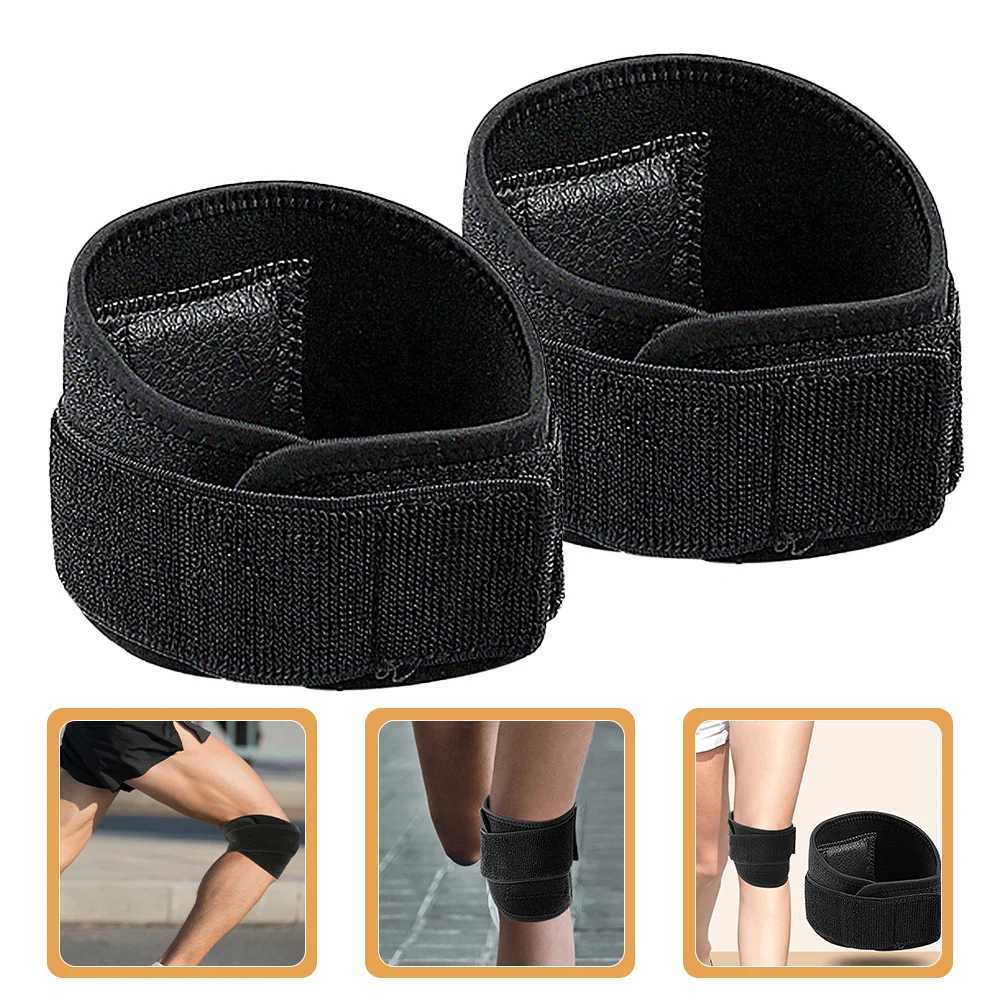 

2 Pcs Knee Pad Strap Patellar Kneepad Pads Protective Sports Brace Braces Girdle Support