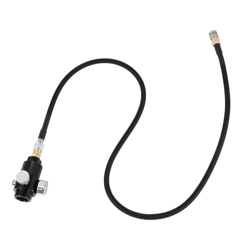 

3X Regulator With 100Cm SLP FLEX Remote Hose Line 0-200 Psi To HPA Co2 Tank Cylinder