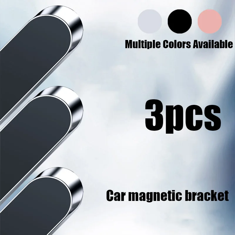 

3PCS Magnetic Car Phone Holder auto Magnet Mount Mobile Cell Phone Stand Telephone GPS Support For iPhone Xiaomi Huawei Samsung