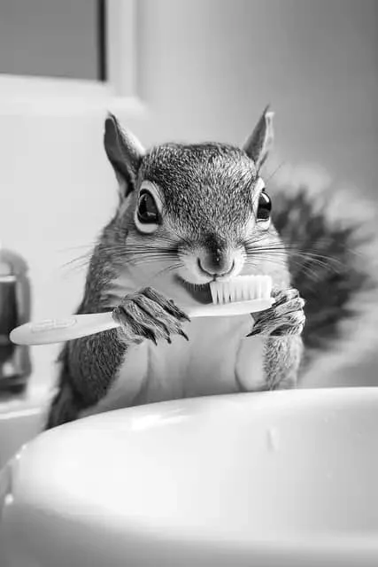 

Черно-белый постер с животными на холсте