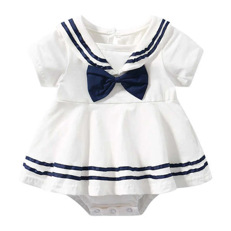 

2023 Summer Baby Girl Clothes Newborn Onesie Super Cute Naval Style Baby Clothes 0 To 24 Months